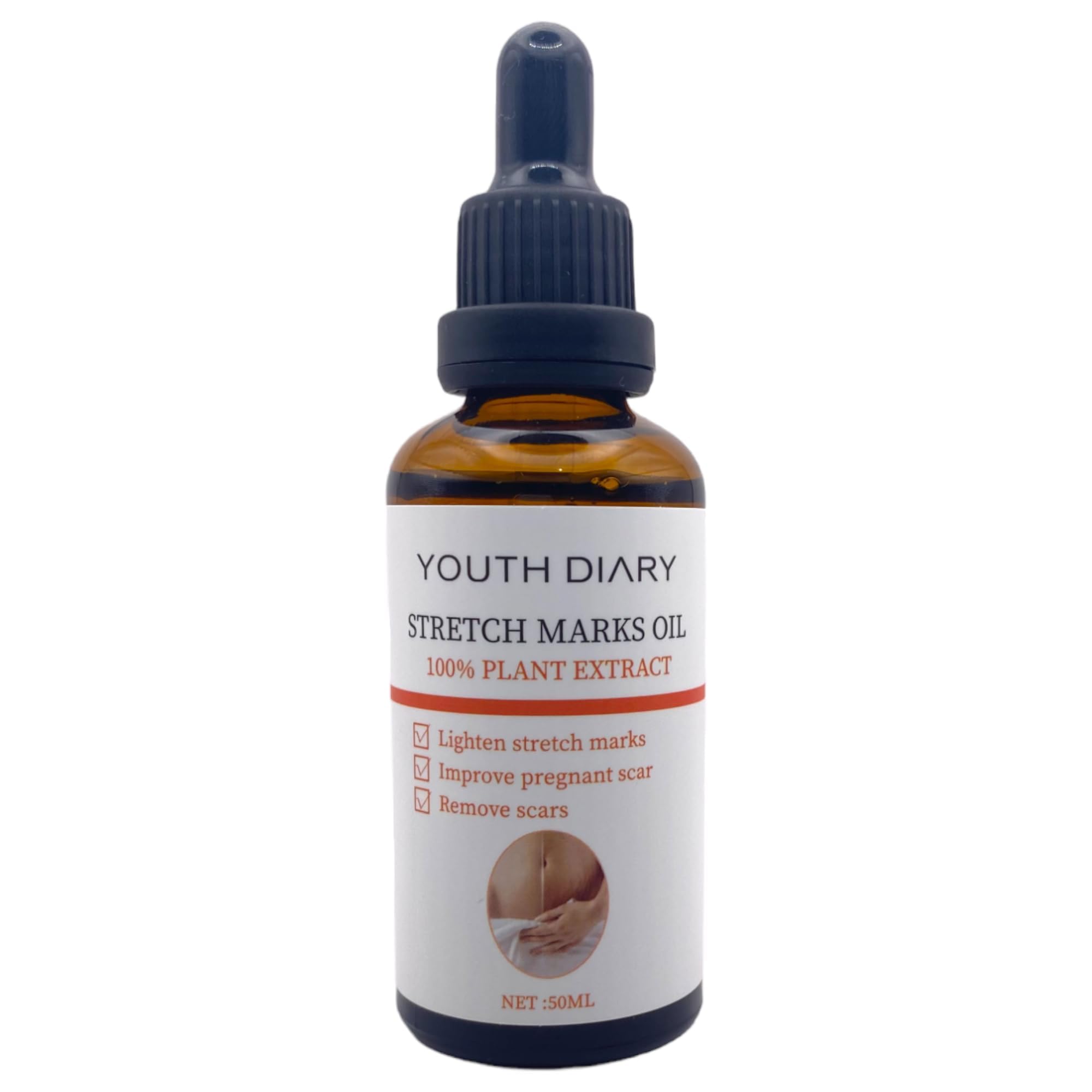 الزيت الطبيعي لإزالة علامات التمدد