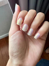 ملصقات أظافر جل (شبه صلبة) - لؤلؤي بنفسجي عاكس