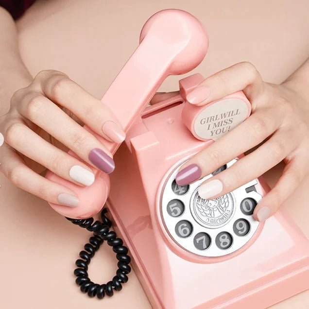 ملصقات أظافر جل (شبه صلبة) - درجات البني الخريفية