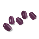 ملصقات أظافر جل (شبه صلبة) - لون برقوقي ملكي