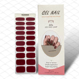 أظافر جل "الكرز الداكن" - عنابي فاخر